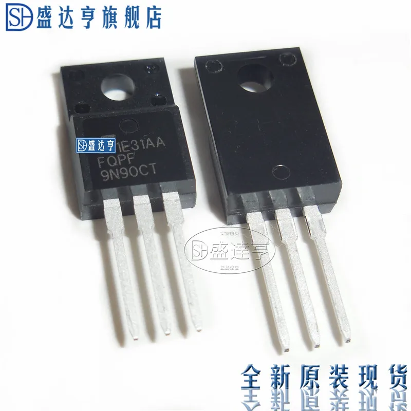 10Pcs/Lot FQPF9N90CT 9A 900V TO220F DIP MOSFET Transistor NEW Original In Stock | Электронные компоненты и