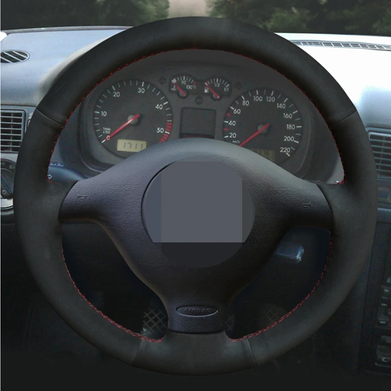 Сделай Сам Черная мягкая замша высокого качества для Seat Leon MK1 (1M) 1998 2005 Skoda Fabia RS 2003 1