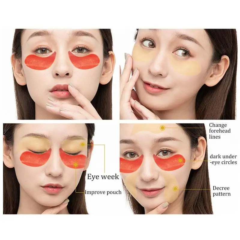 

60 pcs Caviar Essence Eye Mask Anti-Aging Eye Zachte Huid Verwijder Donkere Kringen Eye Bag Oogzorg Essentie Oogmasker