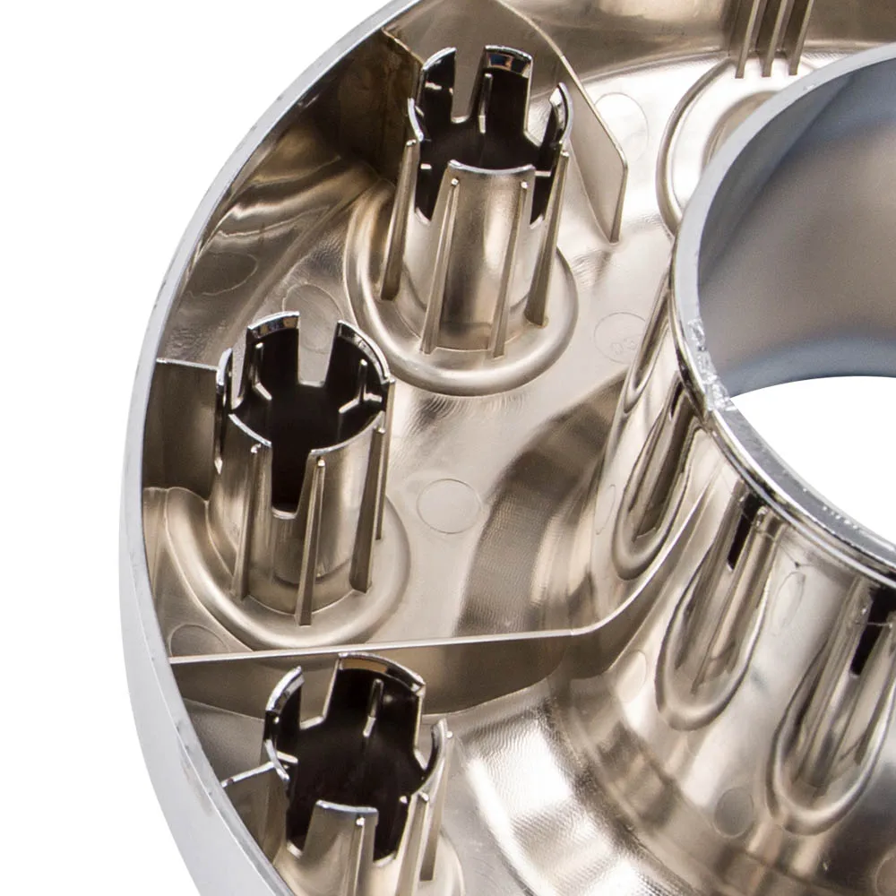 

1 Pair Wheel Center Hub Caps For Ford F450 F550 Super Duty 10 Lug Wheel 05-17
