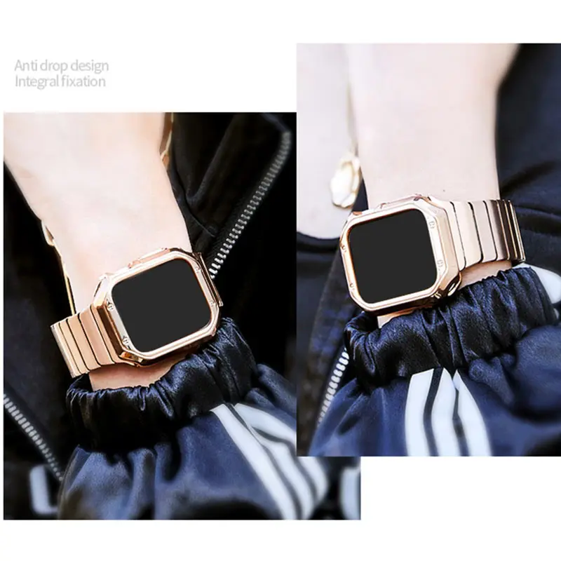 Watch Cover for Apple Watch band Case 7 6 SE 5 4 3 2 1 42MM 38MM Soft Clear TPU Screen Protector for iWatch 4 3 strap 44MM 40MM