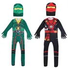 От 3 до 12 лет новые ниндзя Phantom Детский костюм вечерние Для Детский костюм для Хеллоуина ниндзя Косплэй супергероя комбинезон костюм