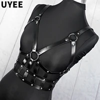 Сексуальные подвязки для тела UYEE, женские кожаные Подвязки для бюстгальтера, ремни, эротический Готический бондаж, подвязки в стиле панк, ре...