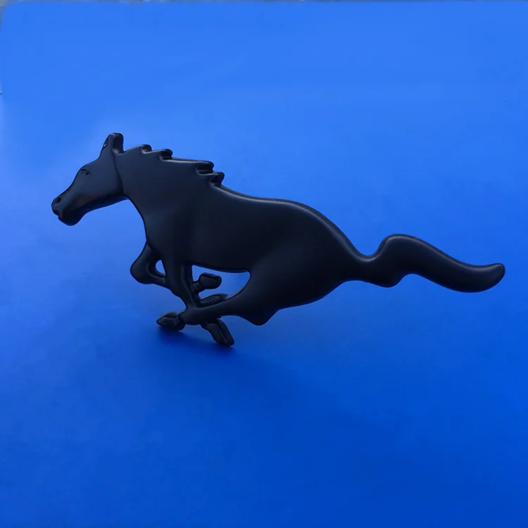 1 шт. 3D металлический логотип лошади эмблема передней решетки капота 3 м клейкая