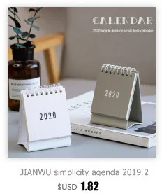 JIANWU 1 шт., план,, 365 дней, настенный бумажный календарь, ежедневник, заметки, очень большой, для обучения, чтобы сделать список, kawaii, школьные принадлежности