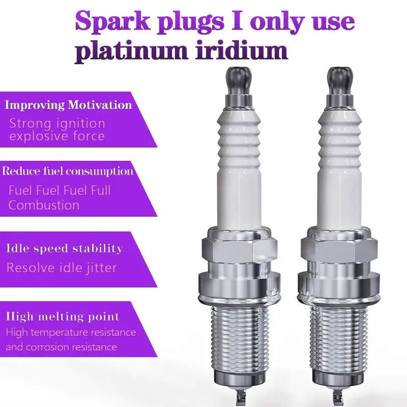 Подходит для Audi R8 2008-2019 5.2L автомобильная свеча иридия платиновая Свеча зажигания