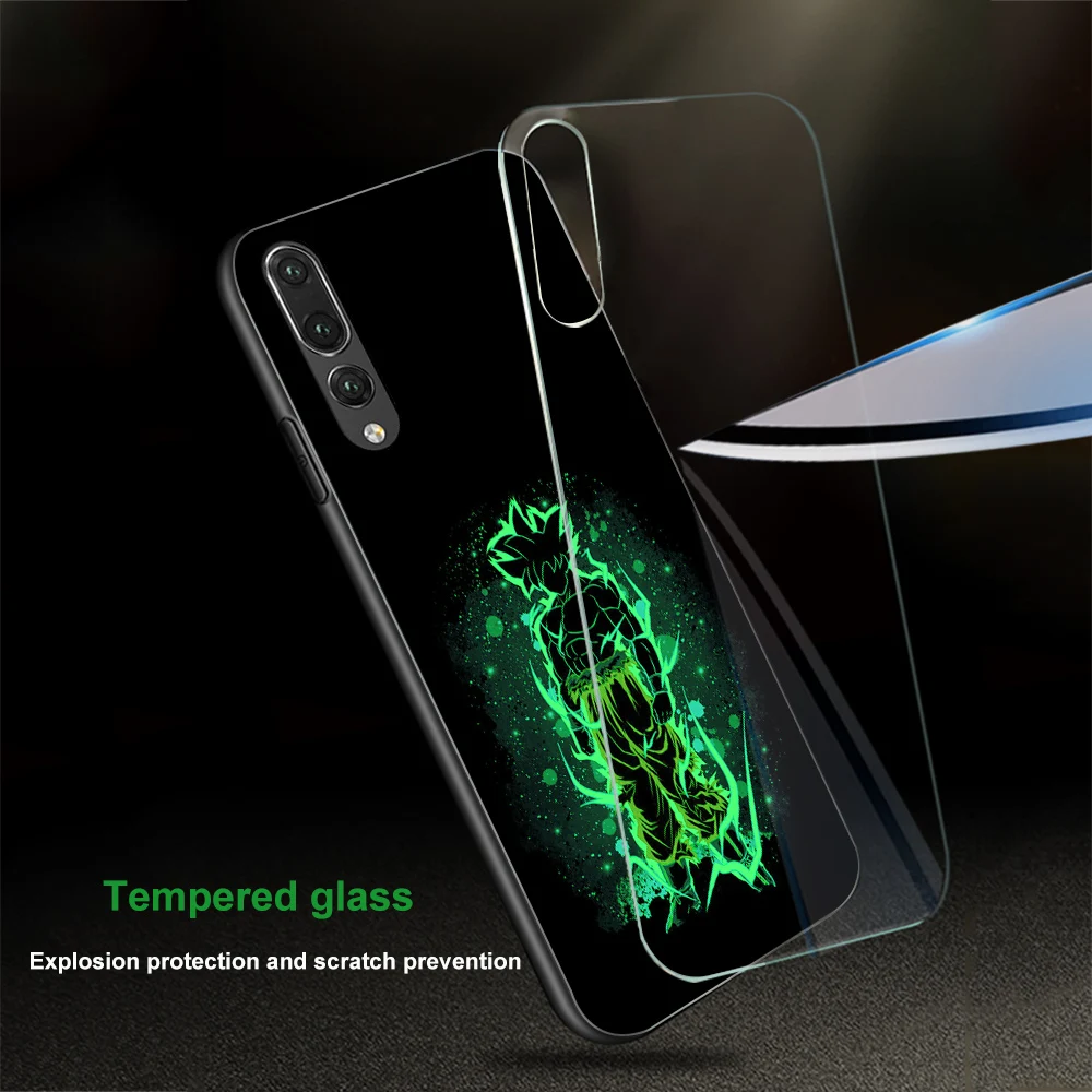 ciciber Dragon Ball for Huawei P30 P20 Lite Pro Mate 20 Nova 3e 4e Tempered Glass Cases Cover Honor 10 Fundas |