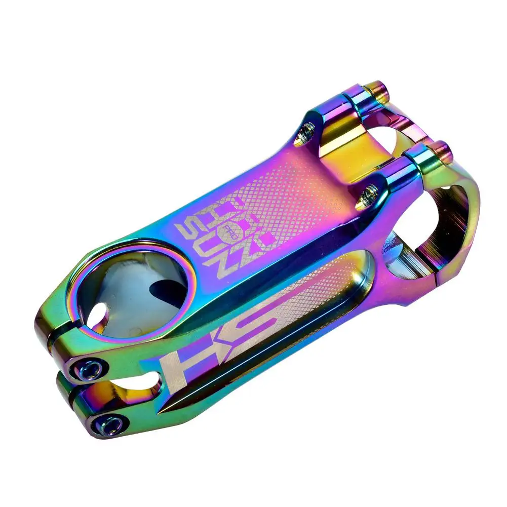 

Bike Stem Full CNC Bicycle Handlebar Stem 0 Degree Colorful Stem Bike Parts 7075 aluminum alloy T6 heat treatment