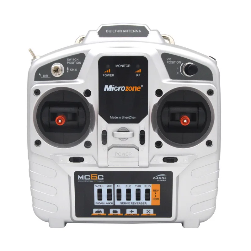 Радиоприемник передатчик MicroZone MC6C v2 2 4G 6 каналов радиоуправляемый самолет