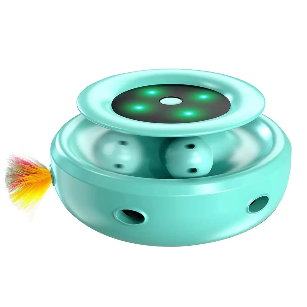 

Cat Funny Cat Toy Stick Funny Cat Supplies Toys Electric Self-hey Feather Cat Automatic Toy Safe To Use