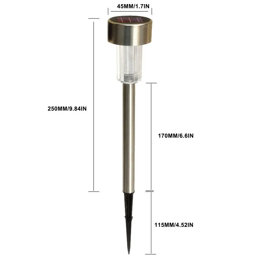 

LED Solar Garden Light Solar Landscape Pathway Light Solar Lawn Lamp Multiple Color For Patio Yard Path Walkway Decor Solar Lamp