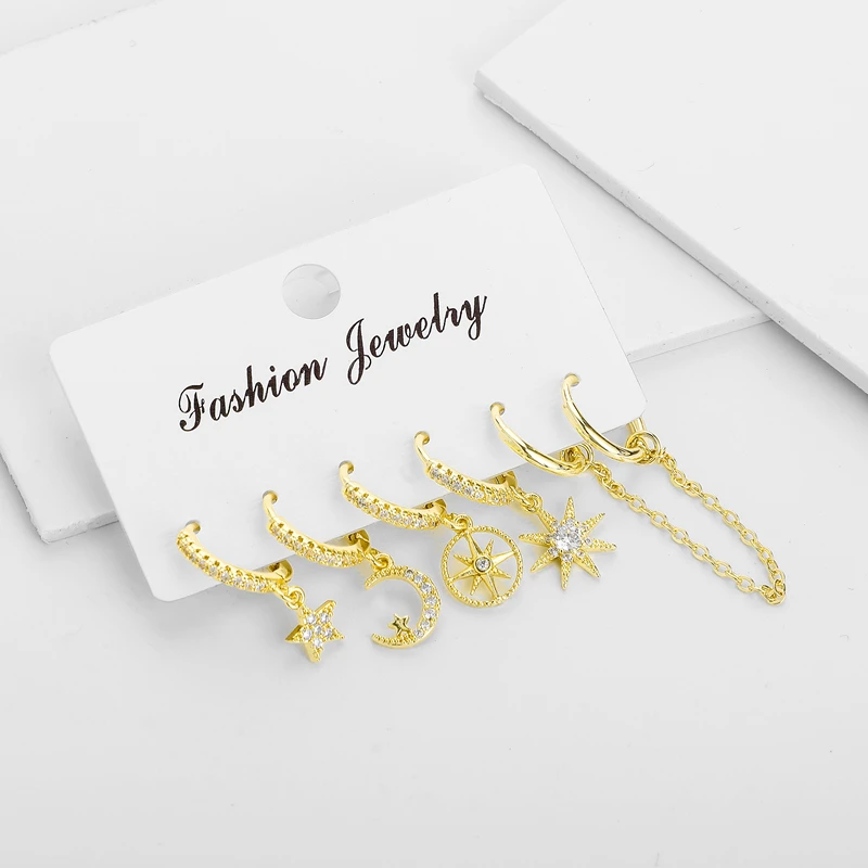 Женские серьги-подвески SIPENGJEL серьги-кольца с геометрическим узором маленькие