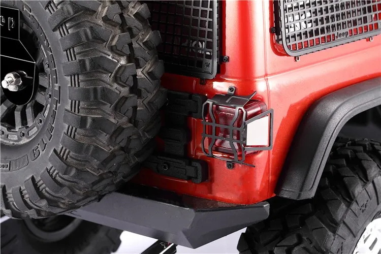 2pcs Metal Lampshade Tail Light Bracket Cover For Axial Scx10 Iii Wrangler Rc Car Accessories enlarge