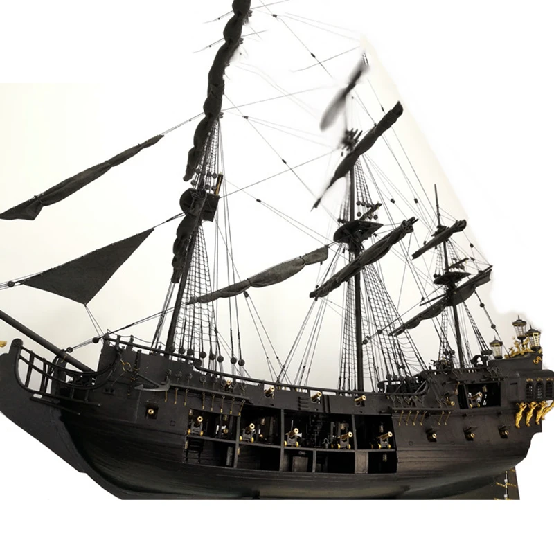 1:35 Карибский пират черный жемчуг деревянная модель парусника ручной работы