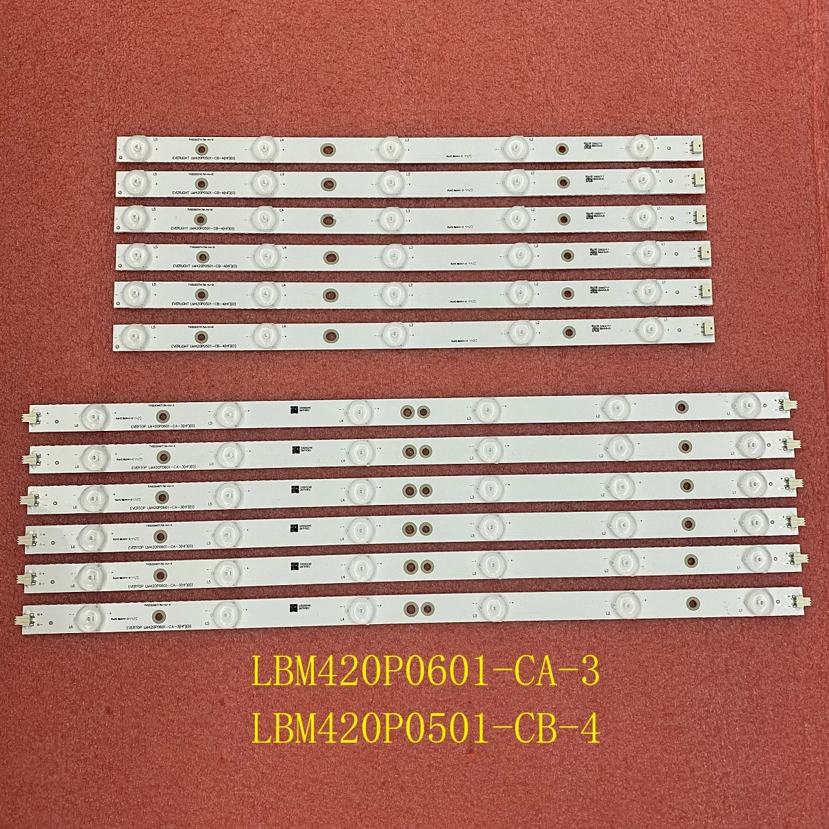 

kit LED Backlight Strip for TPT420H2-HVN04 42PFL3008D/78 42PFL3508G/78 42PFL3508/78 LBM42PFL3508-CA-4(HF) LBM420P0601-CA-3(HF)