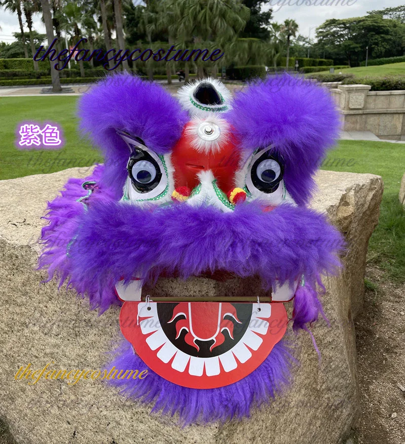 

Pink Chinese Lion Dance Mascot Costume o For Girl Children 5-12 Age Cartoon Family Props Outfit Dress Party Carnival Festivall
