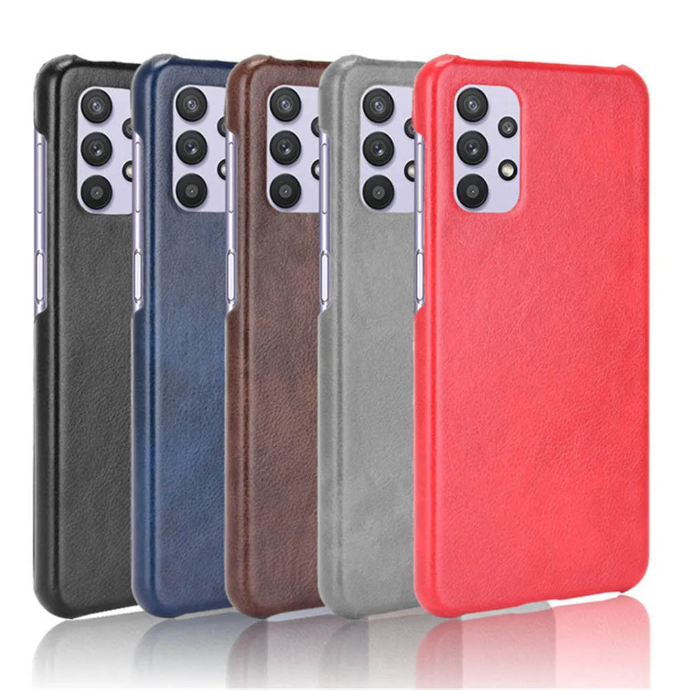 Для Samsung Galaxy A32 4G 5G Шикарный кожаный чехол с защелкой в виде фон для фотографирования из искусственной кожи чехол с жестким основанием для Samsung A32 A 32 SamsungA32 телефонные чехлы
