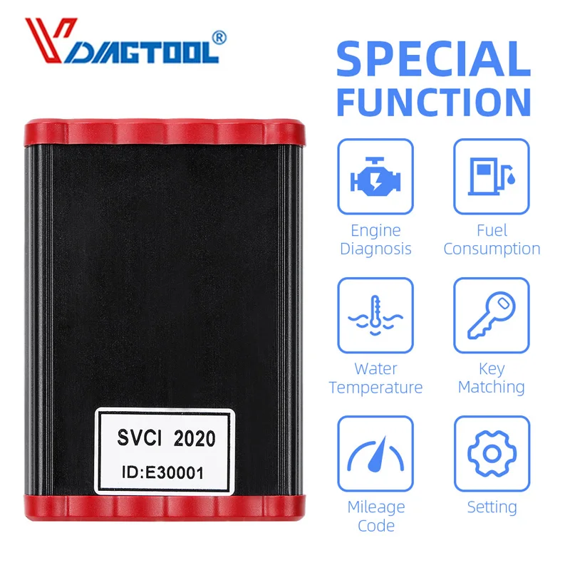 SVCI 2020 Vdiagtool SVCI версия ABRITES Commander FVDI диагностический инструмент добавить VVDI2 функции автомобильные аксессуары с б/у ноутбуком - Цвет: SVCI 2020