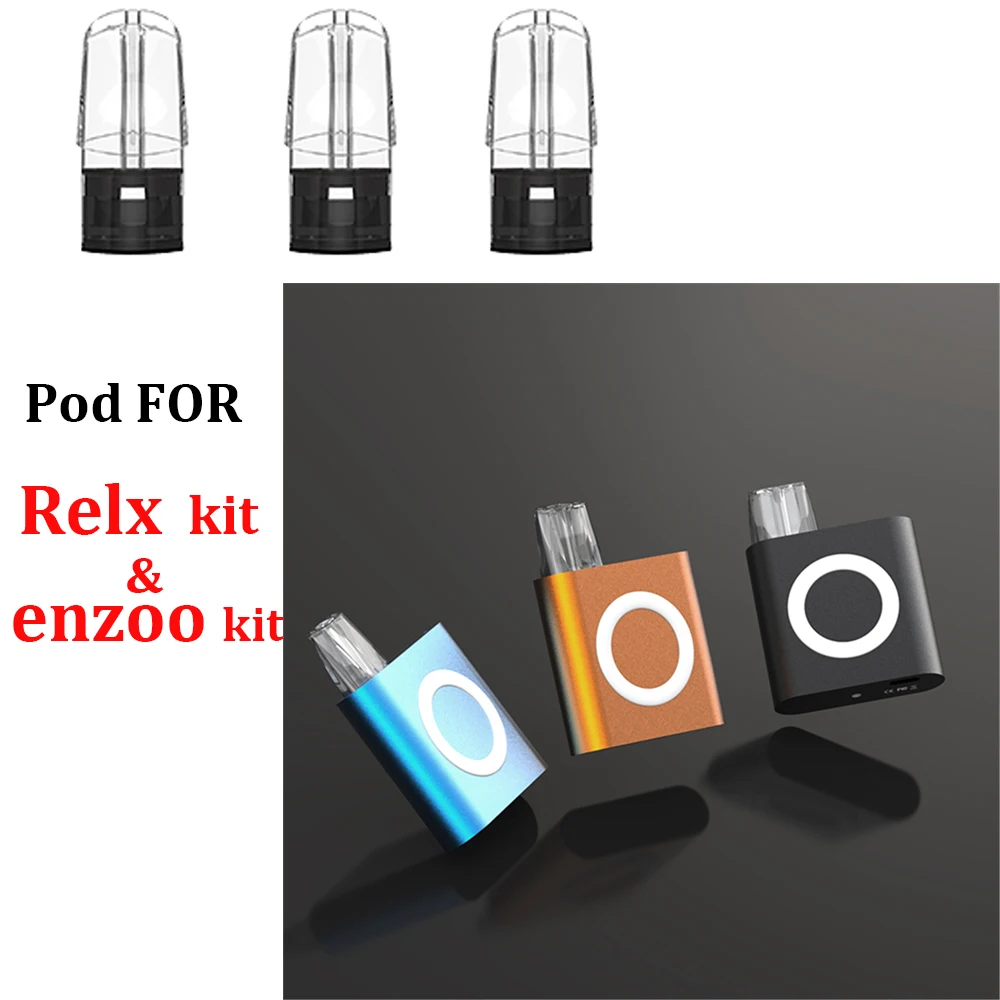 

Spring time SP2 Pod 2.0ml Universal Relx enzoo pods 1.2ohm Vape pen e-cigarette Starter Kit vspod packaging us warehouse Empty