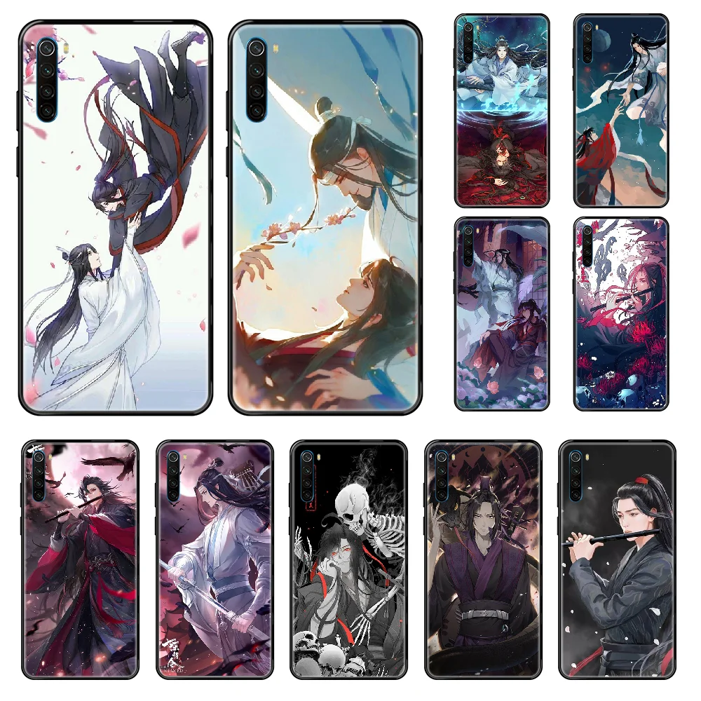 Mo Dao Zu Shi Phone case For Xiaomi Redmi Note S2 4 5 6 7 8 A S X Plus Pro black tpu hoesjes 3D prime luxury funda silicone back on - Чехол для телефона Mo Dao Zu Shi для Xiaomi Redmi Note S2 4 5 6 7 8 A S X Plus Pro черный TPU чехлы 3D премиум фунда сили