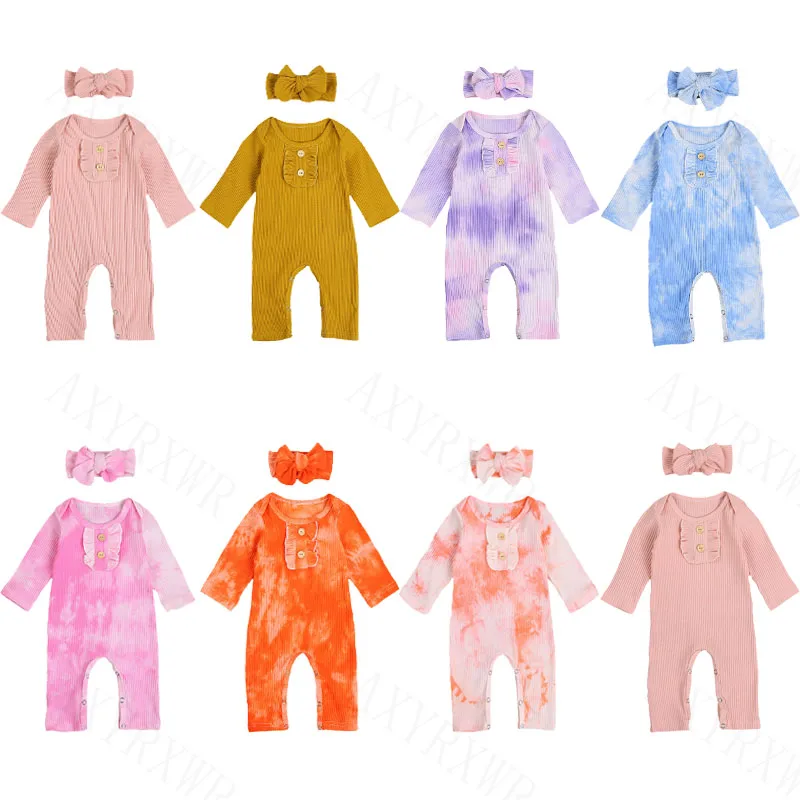 2020 трикотажный комбинезон для новорожденных девочек и мальчиков Одежда малышей