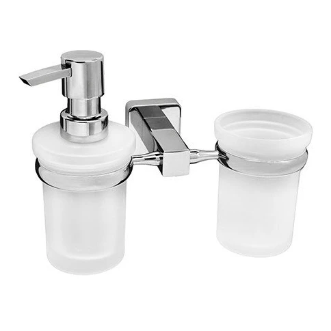 Держатель стакана двойной WasserKRAFT Lippe K-6589 | Обустройство дома