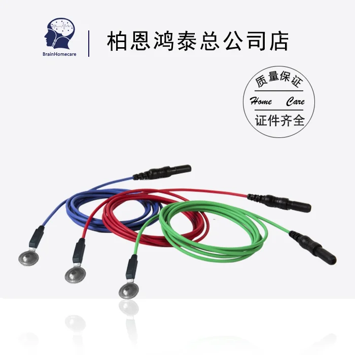 1 шт. Серебряный хлорид электрод диск EEG свинцовый провод EMG электродный линейный