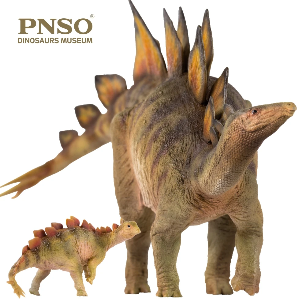 PNSO-Serie de museo de dinosaurios: Stegosaurus Biber & Rook 1:35, modelos de arte cient&iacute;fico-2