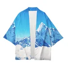 Горячая Распродажа 2021, новый продукт, модный кардиган, традиционное кимоно для взрослых с 3d-цифровым принтом ледниковых пейзажей