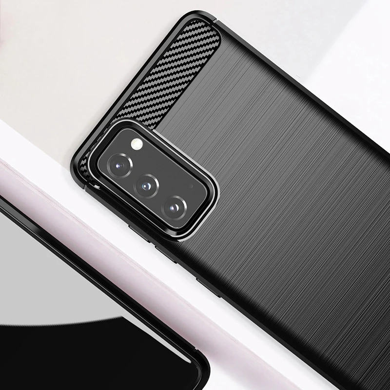 

Suitable for Samsung S20Fan Edition/S20FE5G Mobile Phone Shell, Anti-Drop Silicone TPU Brushed Protective Soft Shell