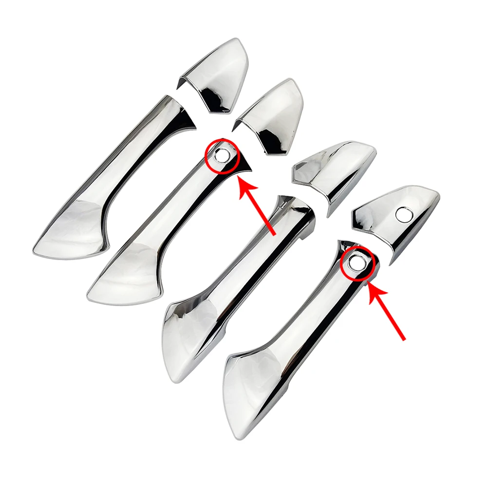 

Для Honda Accord 8 Gen 2008-2013 углеродное волокно, цвет, модификация, хромированная крышка дверной ручки, украшение, отделка, защитная наклейка