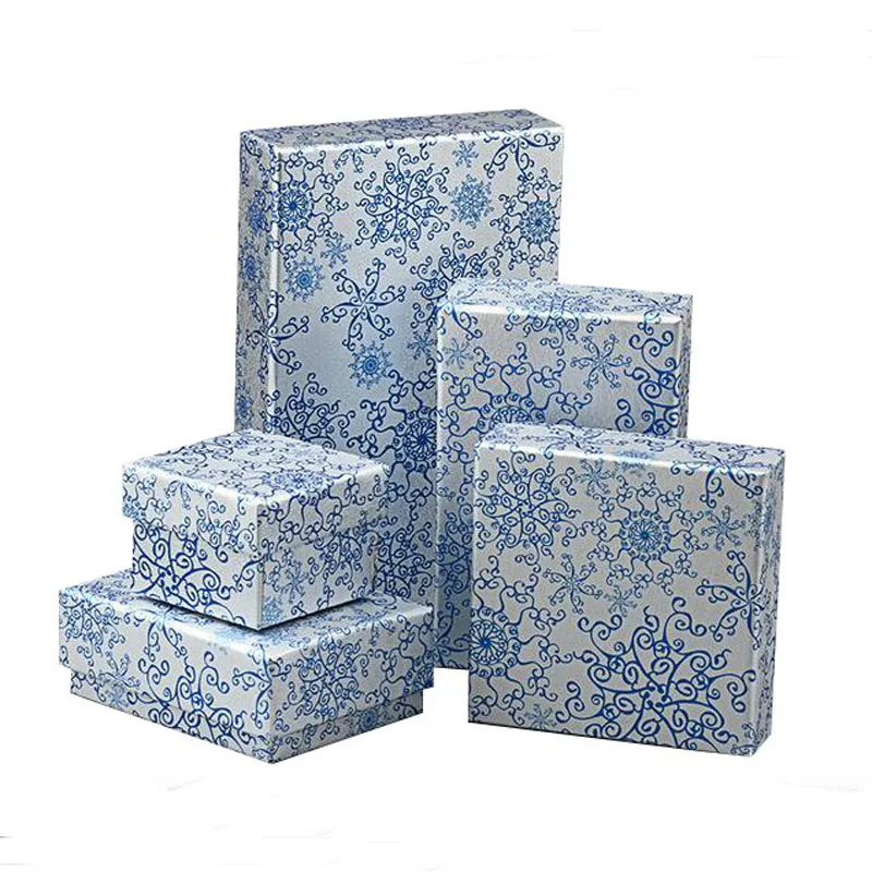 Fashion Blue and White China Ring Box Earring Packaging Necklace Packing Jewelry Set Gift 50pcs/lot Jewellery Organizer box | Украшения и