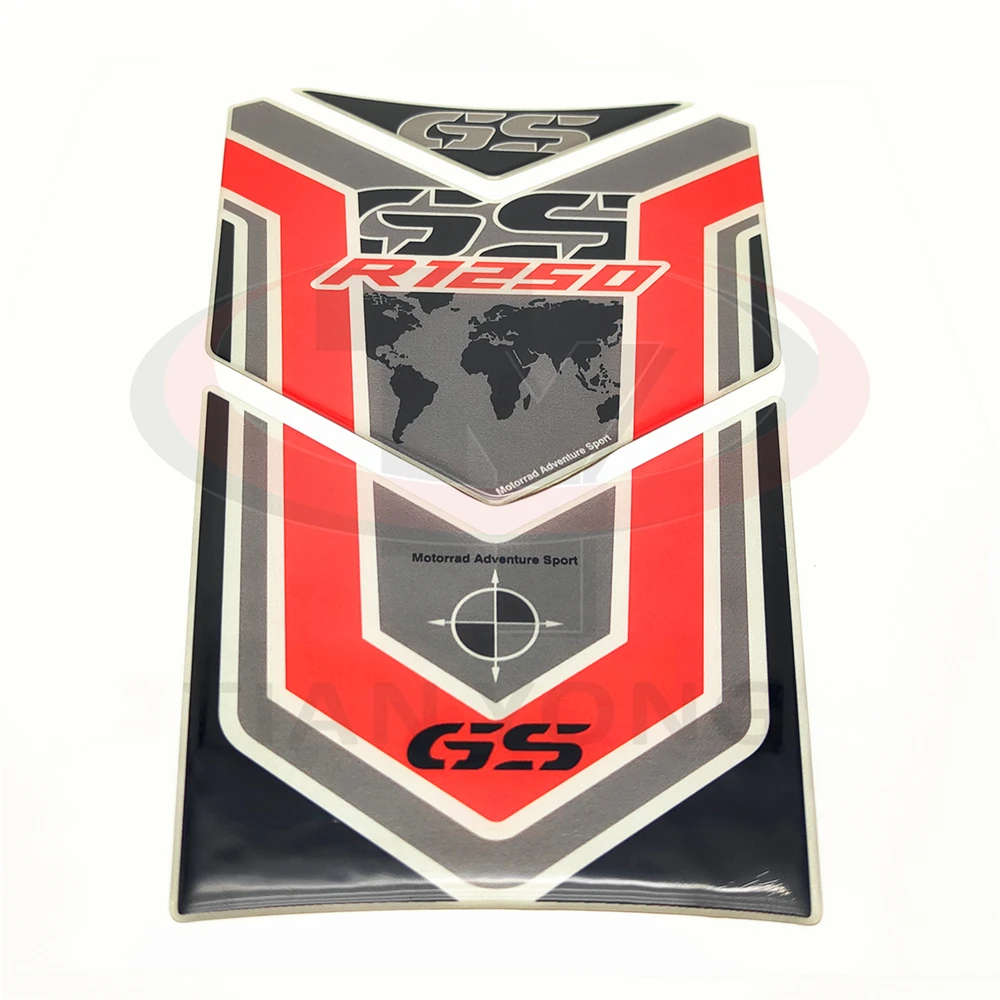 

Free Shipping Motorcycle For BMW R1250GS Tank Pad 3D Resin High Quality Sticker Decal Fuel TankPad Decorative Protector