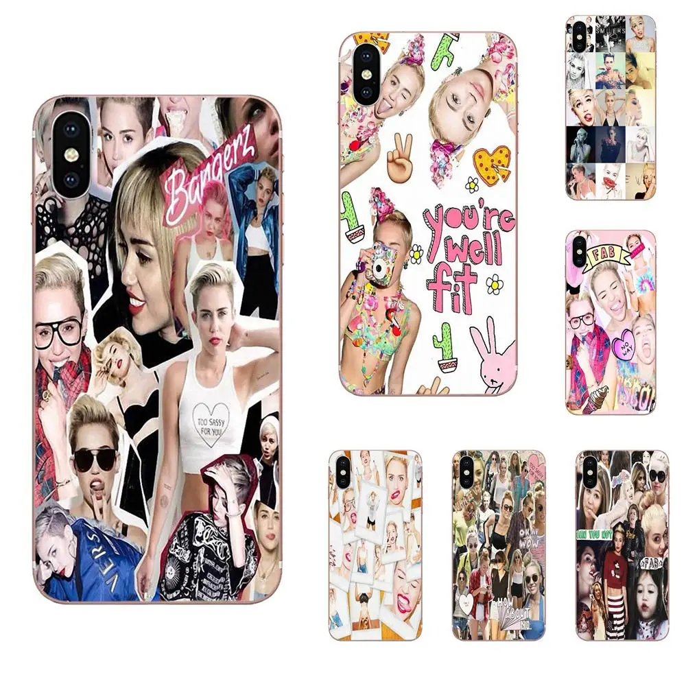 Аватар Майли Сайрус коллаж блеск сладкий мягкий ТПУ чехол для телефона Xiaomi Redmi Note