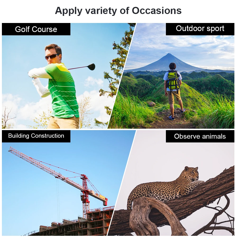 

APEXEL Laser Rangefinder 800M Laser Distance Meter Outdoor Golf Digital Monocular Range Finder Angle Speed Height Measuring Tool