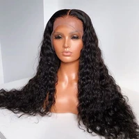 long curly lace wigs with baby hair for women kinky curly hair synthetic lace front wigs heat resistant fiber natural