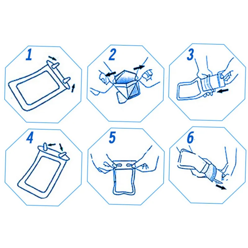 Плавающая надувная подушка безопасности мобильный телефон водонепроницаемая