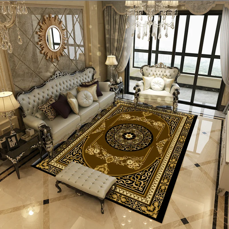 

Modern Living Room Sofa Floor Large Rugs Luxury Parlor Decorative Big Carpet Bedroom Washable Rug Home Hall Anti-slip Carpets