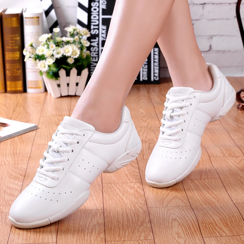 Fitness sneakers Women Walking Shoes Comfortable Breathable Casual Shoes Sports Footwear White Trainers Lace-up Wear-resistance