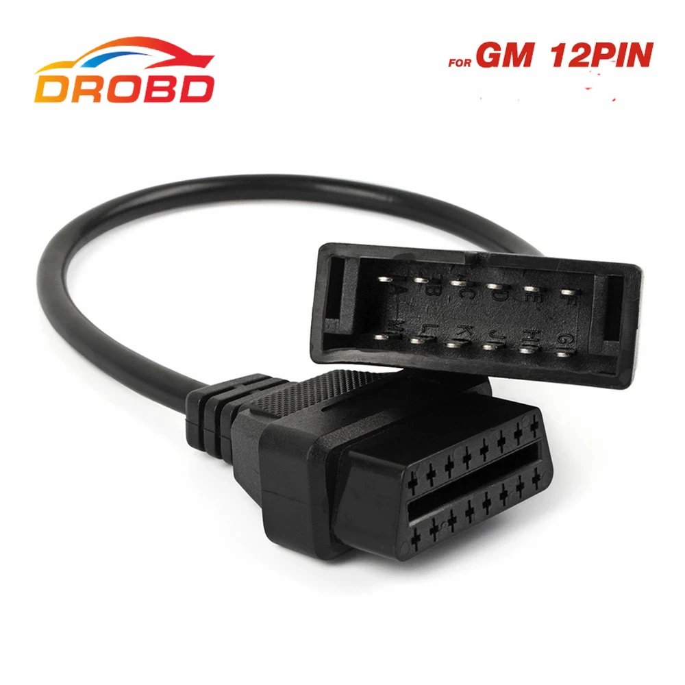 Для GM 12 Pin OBDII OBD2 Авто Диагностический Соединительный адаптер кабель GM12 до 16 для