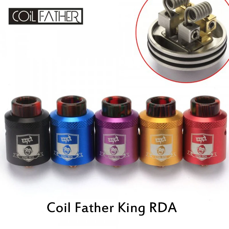 Оригинальная катушка отец король BF RDA 24 мм восстановление капает бак с squonk PIN для