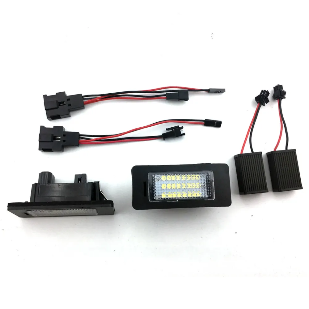 Светодиодсветильник лампа для номерного знака автомобиля 2 шт. 12 В 24 SMD подходит