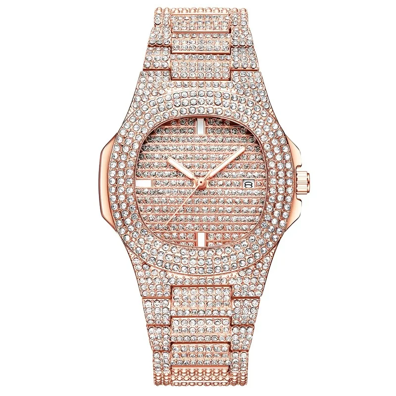 

VOOM New Ladies Watch Top Brand Luxury Diamond Full Diamond Trend Fashion Calendar Waterproof Quartz Women's Watch Birthday Gift