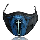 Костюм для косплея, маски для Mortal Kombat Noob Saibot Scorpion Sub Zero Kabal Ninja Face Mouth, пылезащитная многоразовая смешная маска для взрослых