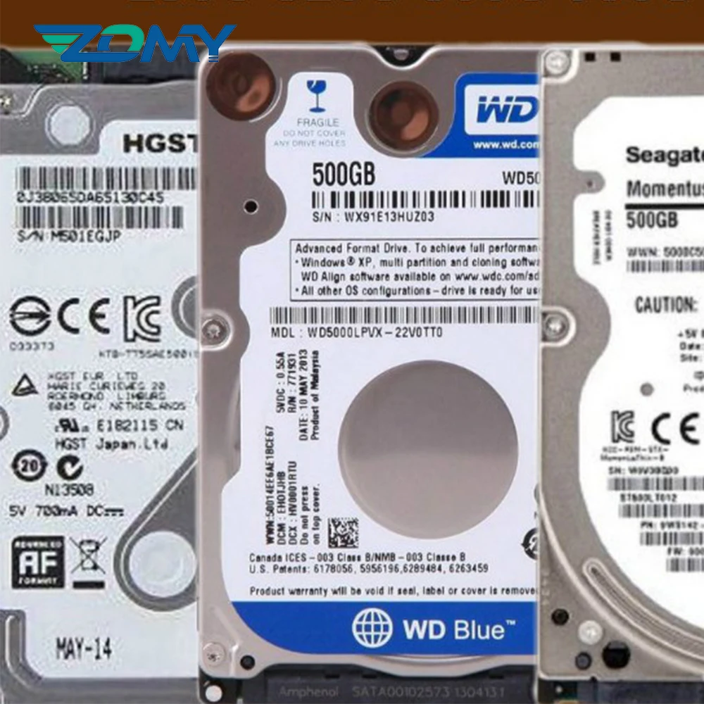 1tb Hdd Hard Disk for Sata Laptop Hard Drive Internal Hard Disk Drives 2.5 Inch USB3.0 Mechanical High Speed 7200rpm HDD Laptops