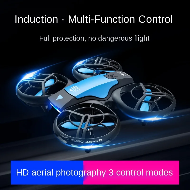 

Gesture Sensing V8 Drone Aerial Photography HD Primary School Small Aircraft Remote Control Aircraft Children's Toy Male