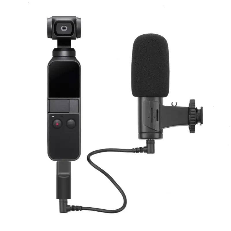Карманный аудиоадаптер для DJI OSMO 3 5 мм разъем внешнего микрофона записи звука |