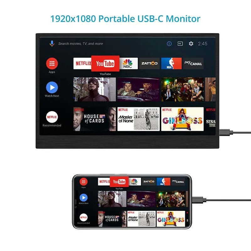 Elecrow 13 3 дюймов портативный USB-C монитор HDMI сенсорный ЖК-Дисплей 1920*1080P 9 мм панель IPS