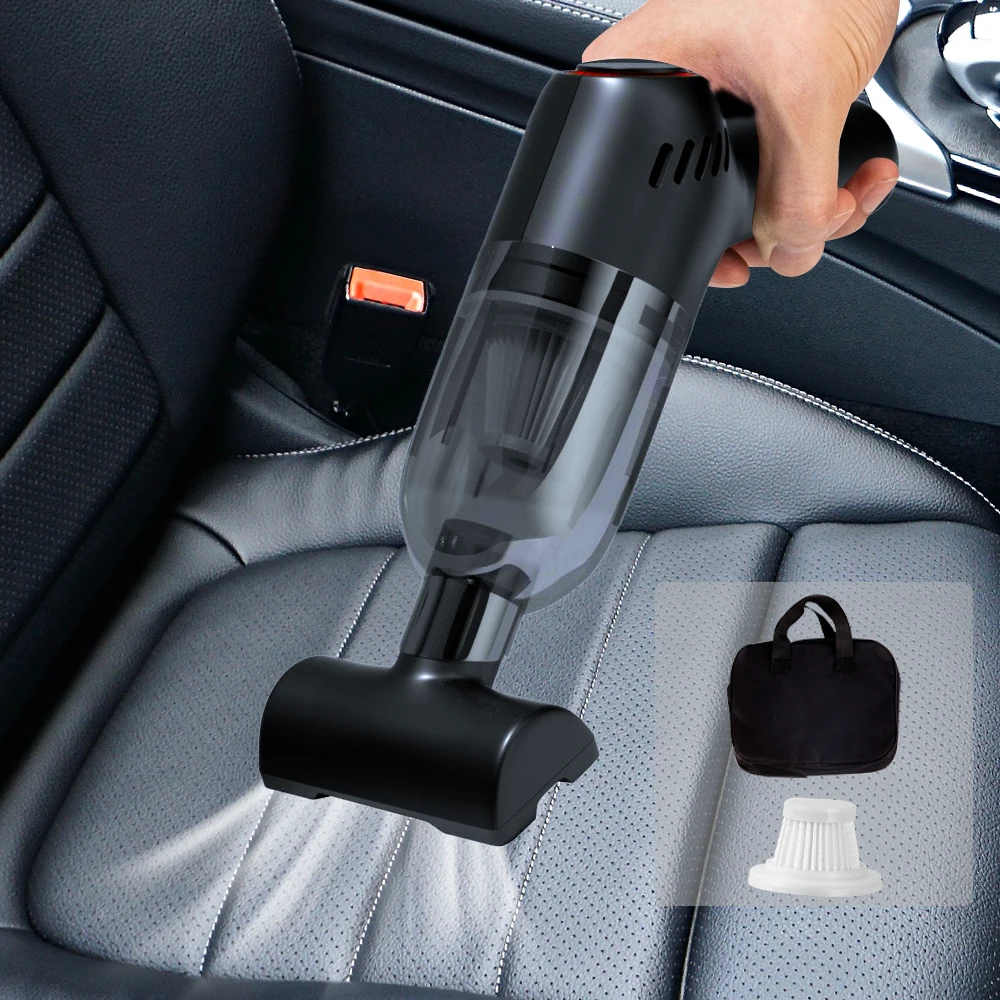 

8000Pa Wireless Car Vacuum Cleaner Cordless Handheld Auto Vacuum Home & Car Dual Use Mini Vacuum Cleaner With Storage bag