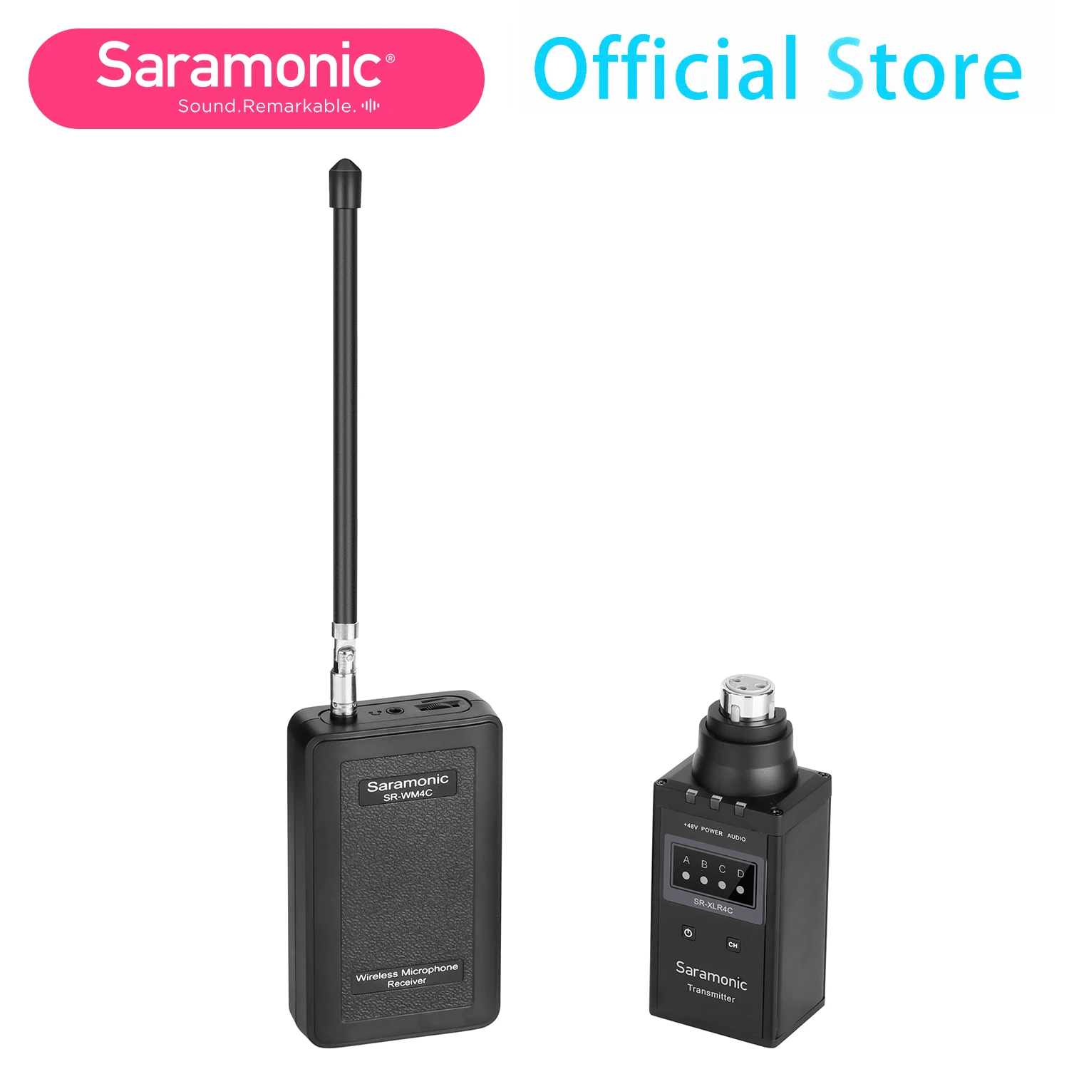 Беспроводная микрофонная система Saramonic SR-WM4CB VHF для DSLR-камер видеокамер интервью